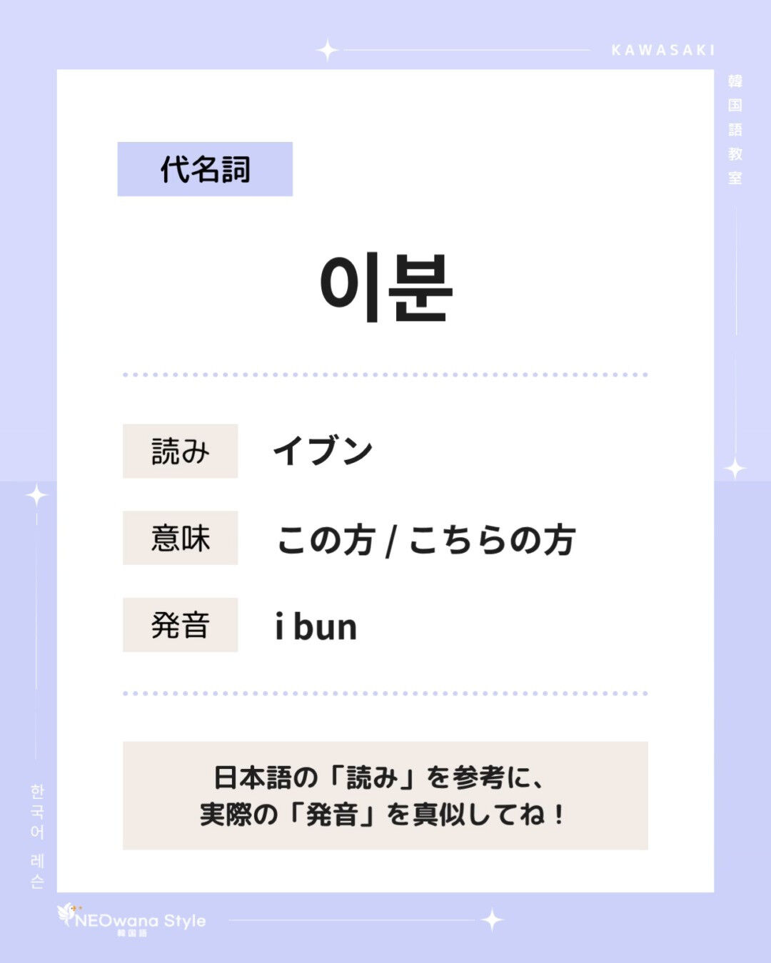 『이분』▷この方（『この人』の敬語）、こちらの方